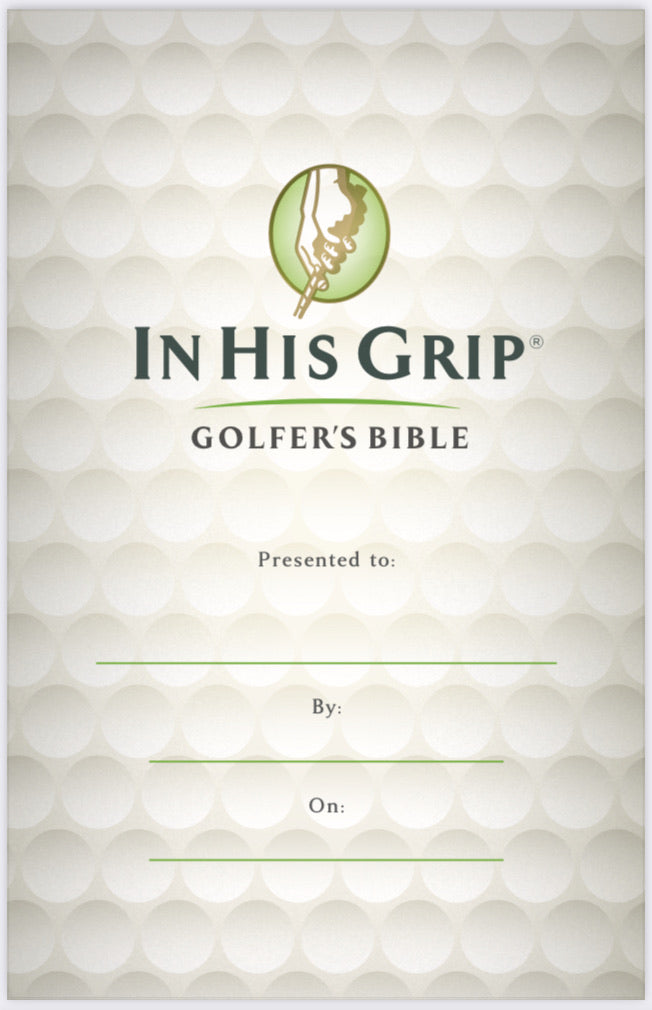 CSB In His Grip Golfer's Bible, Brown LeatherTouch (Case of 36) (PRE-SALE: This item will be shipped on November 1, 2025)